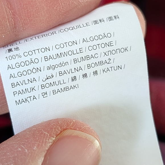 Desigual Women's Red Blue Plaid Button Up Shirt Embroidered Butterfly Floral - Picture 8 of 8